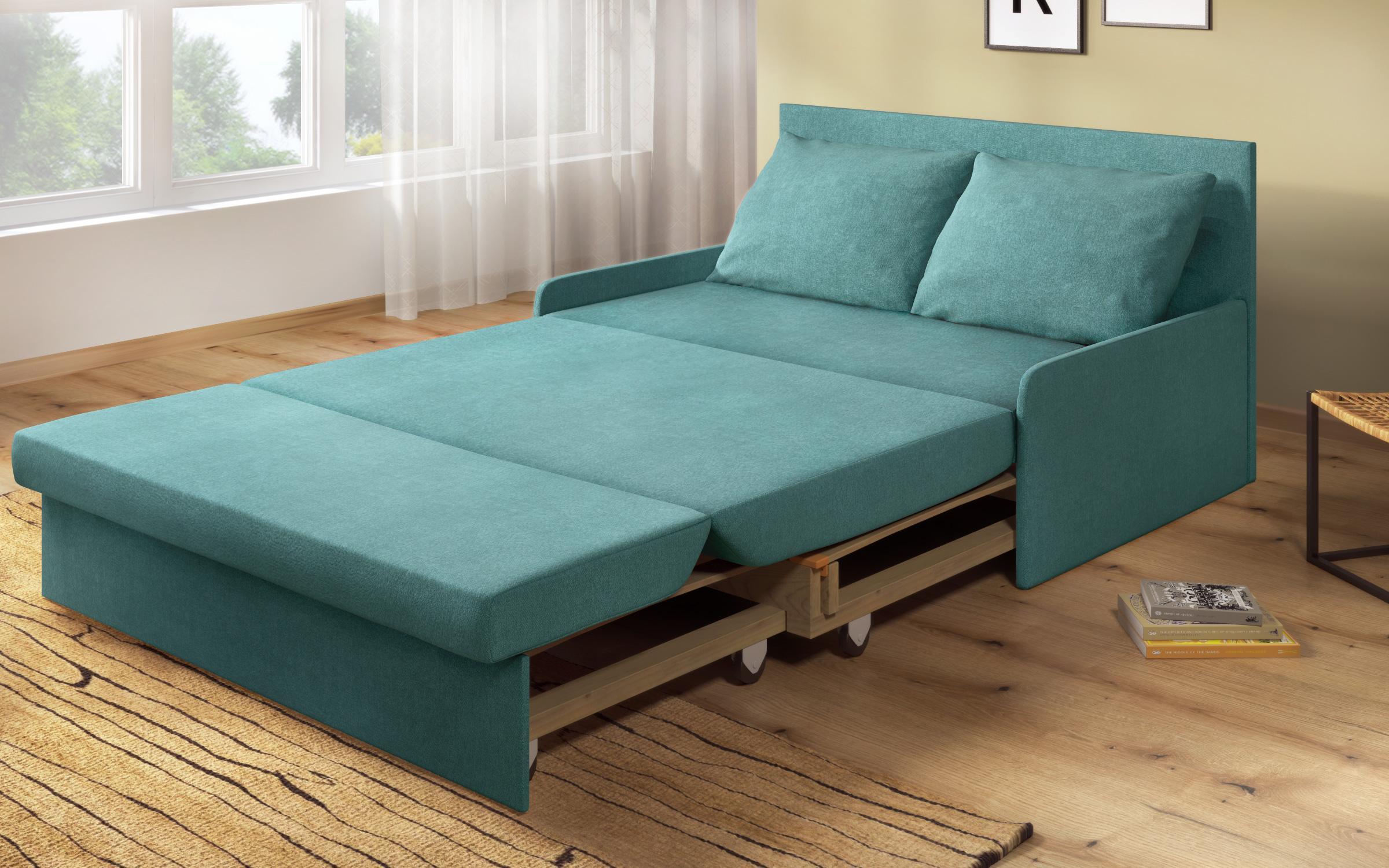 Extendable sofa Randy, turquoise  7